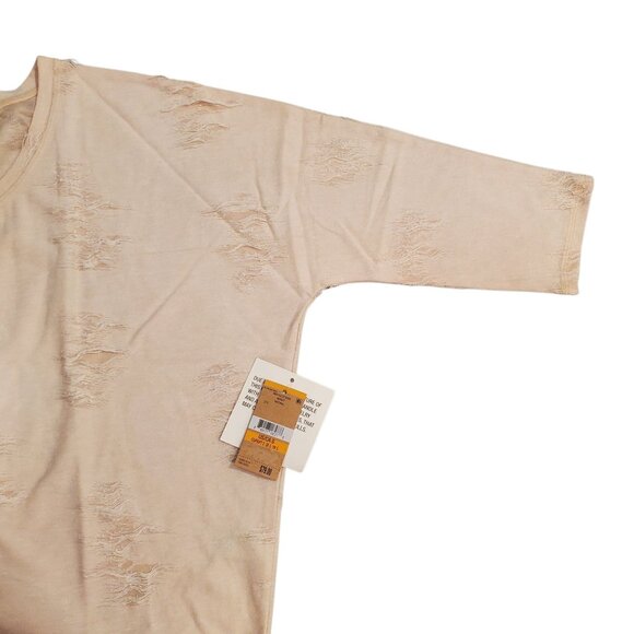 Rachel Roy Distressed Crop Sweatshirt Womens Small - Picture 8 of 13